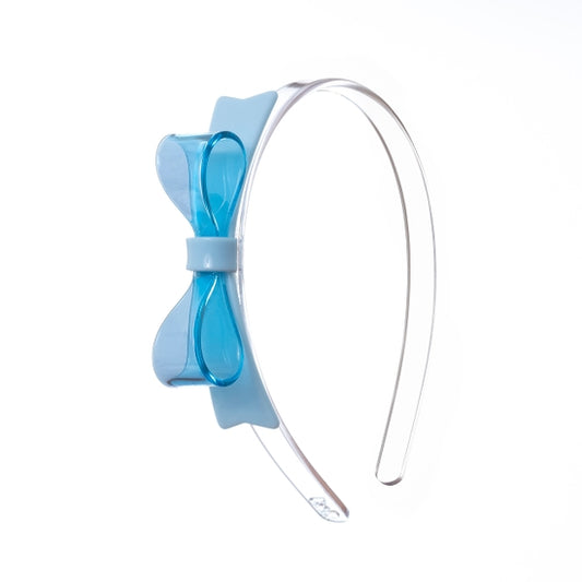 Blue Bow Headband