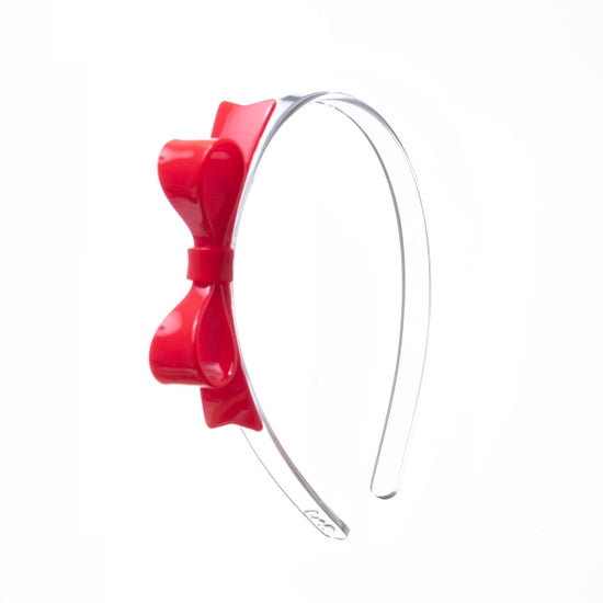 Red Bow Headband