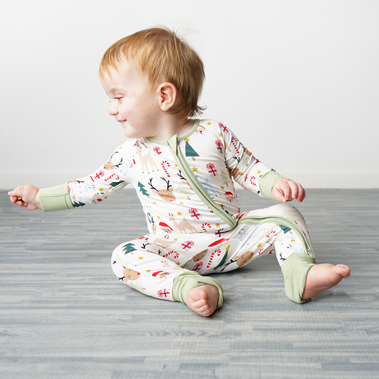Santa & Friends Bamboo Footie
