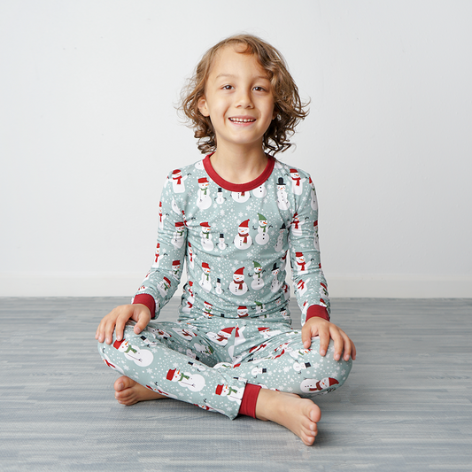 Snow Family Two Piece PJ